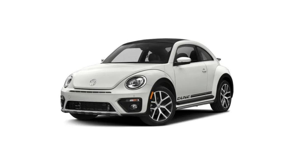 Volkswagen Beetle Dune Cabrio available to rent in Rhodes